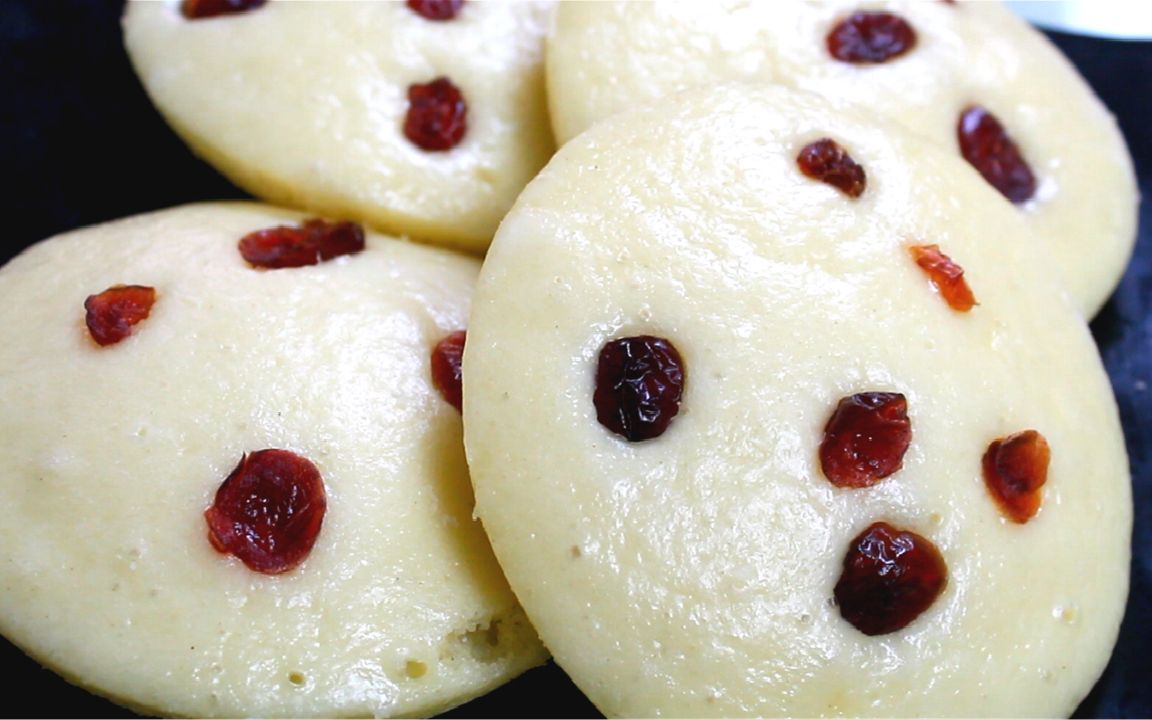 1碗面粉,1碗粘米粉,全程手不粘面,简单一做,蓬松暄软真香甜_哔哩哔哩