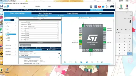 stm32CubeMX配置定时器和PWM