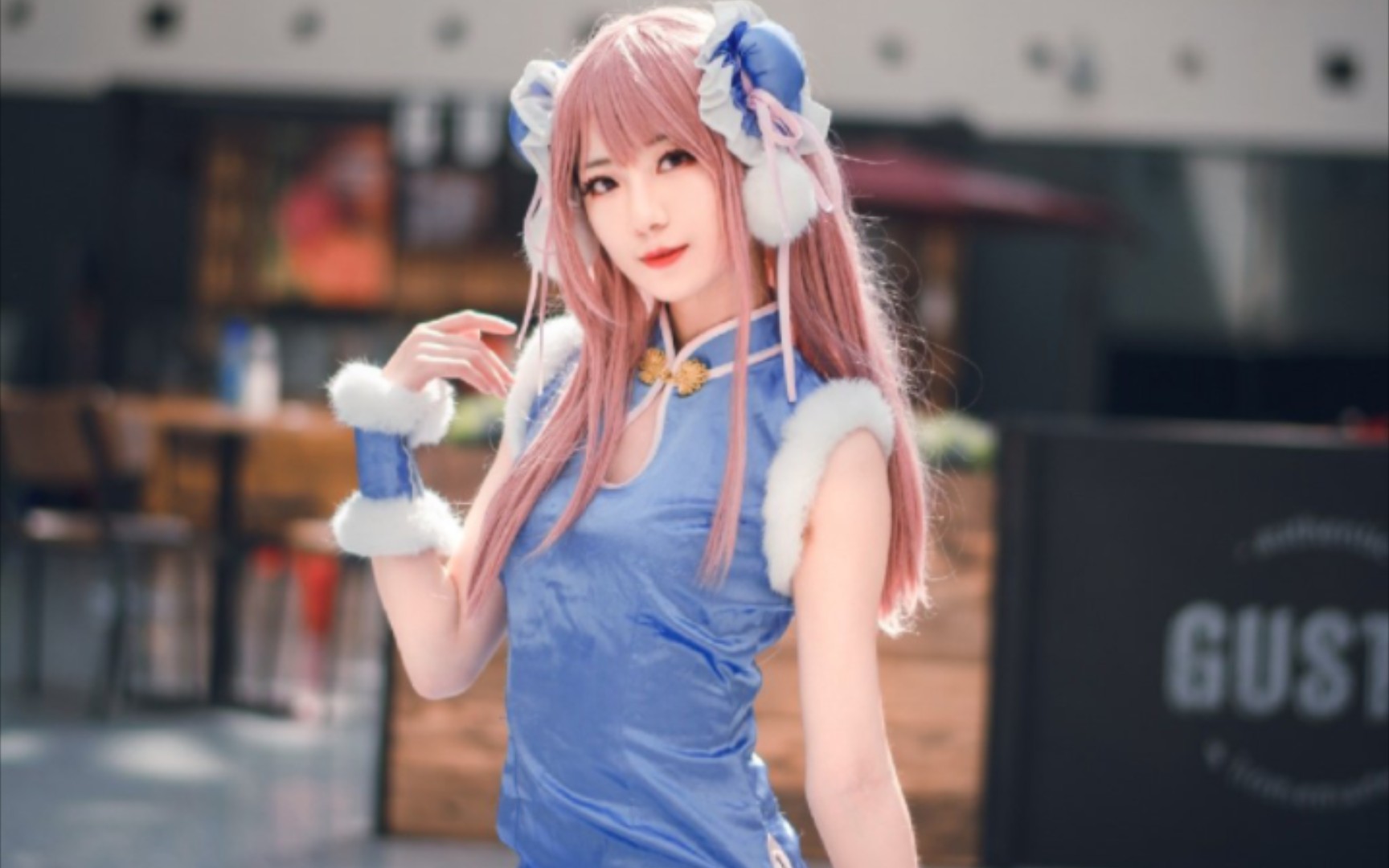 白丝诱惑,旗袍春丽性感cosplay美女诱人写真哔哩哔哩bilibili