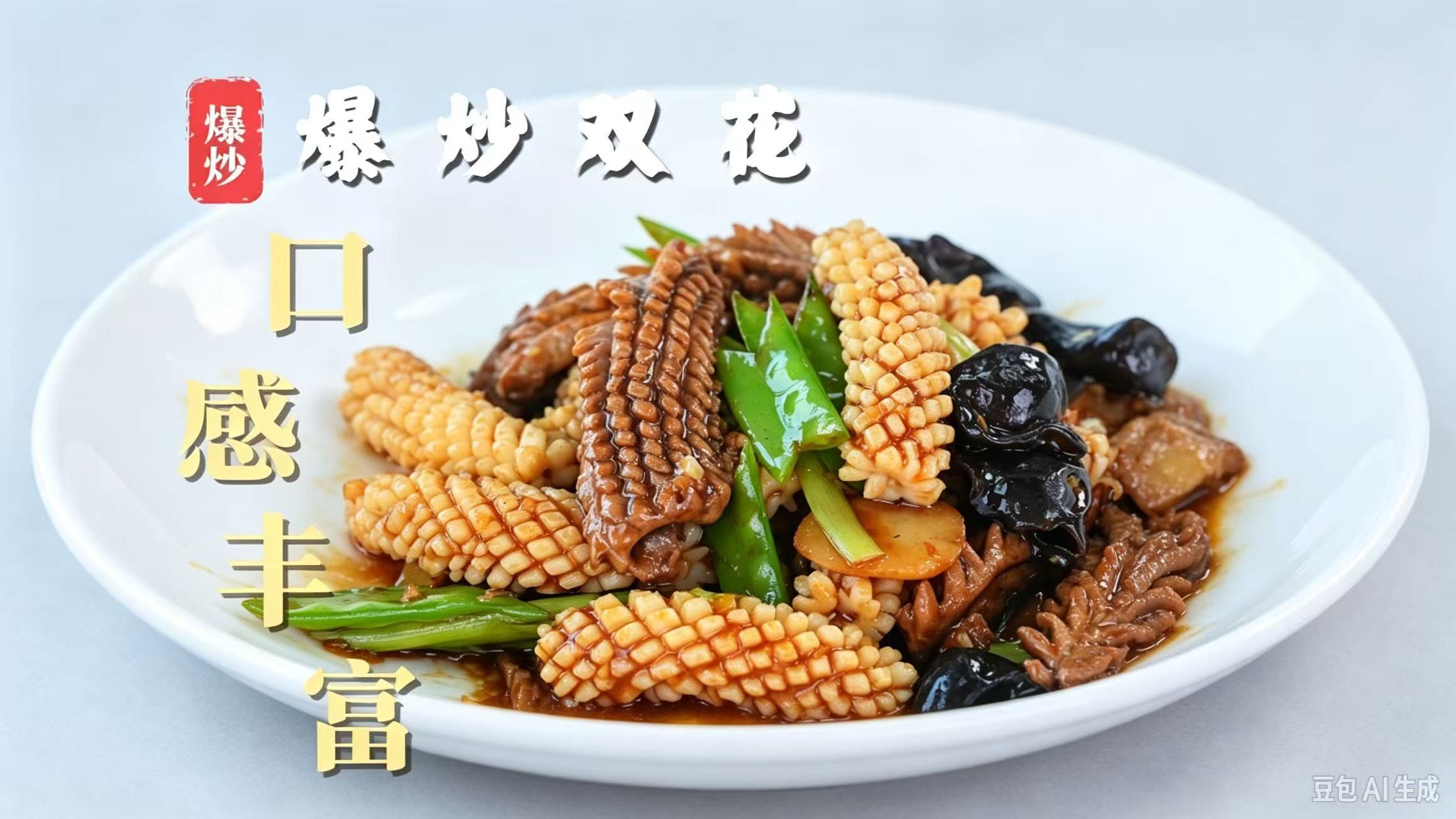 刀功的意义-中餐独有的漂亮饭【爆炒双花】