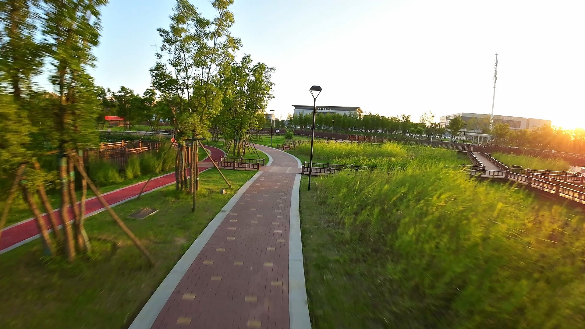 穿越机带你看孝昌七里湖美景