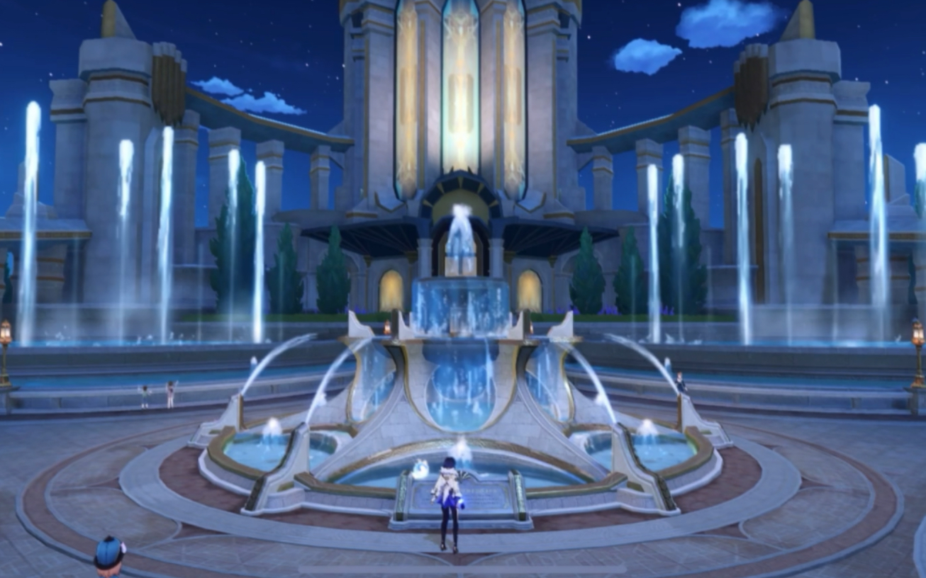 【原神】露景泉终于!供奉满啦!完全体喷泉!