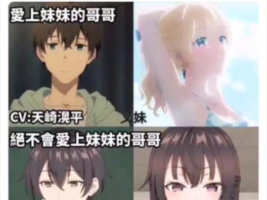 这就是义妹和实妹的区别吗?哔哩哔哩bilibili