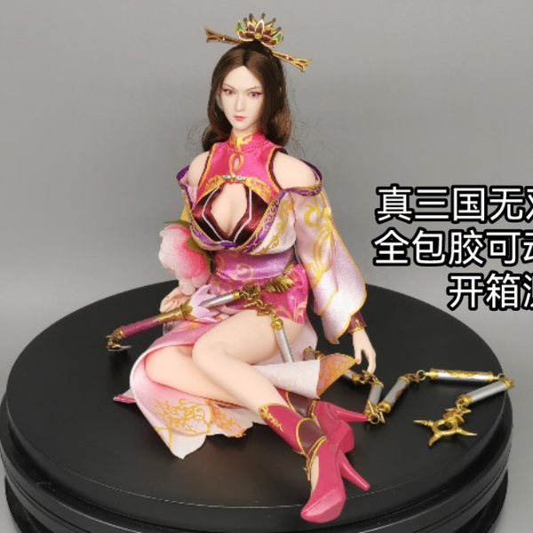 开封兵人开箱分享：FLAGSET G002 三国艳无双貂蝉1:6比例钢骨架全