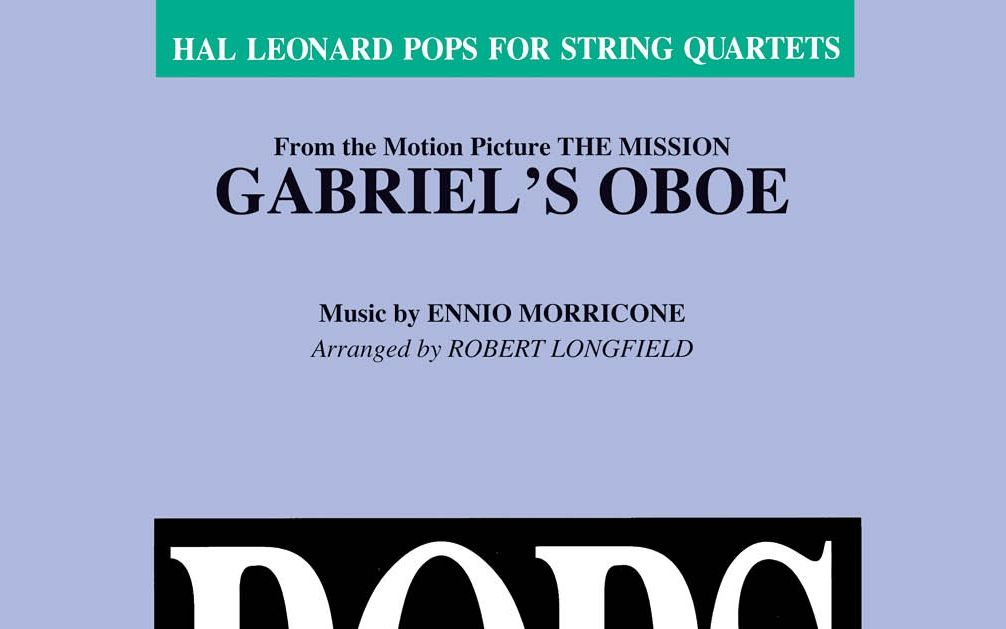 [图]加布里埃尔的双簧管，弦乐团，总谱 GABRIEL'S OBOE （Solo Violin with String Orchestra) ENNIO MORRI