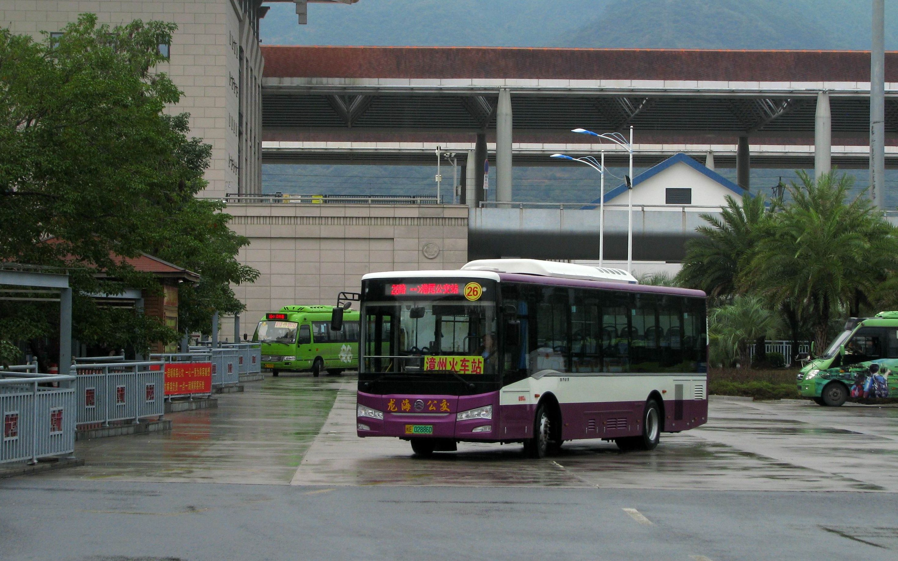 漳州港尾铁路支线图片