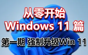 Download Video: 从零开始Windows11篇 任意电脑安装win11！