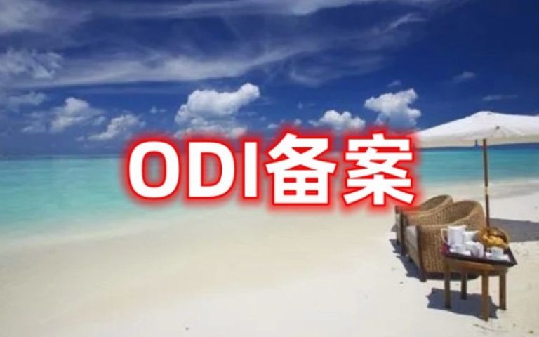 ODI备案申请 个人境外投资备案 发改委境外投资备案哔哩哔哩bilibili