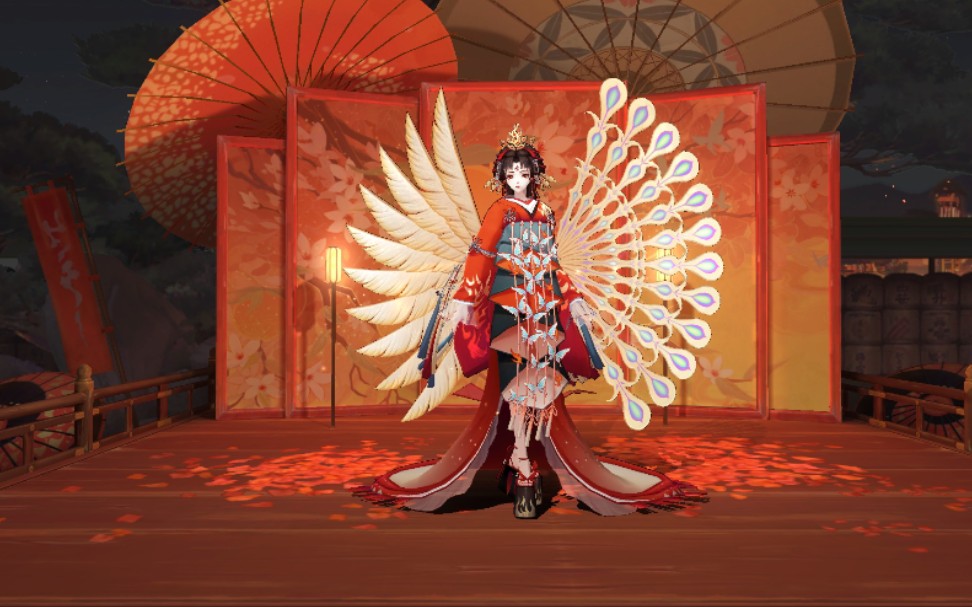 阴阳师烬夜韶阁庭院皮肤不知火起舞动画