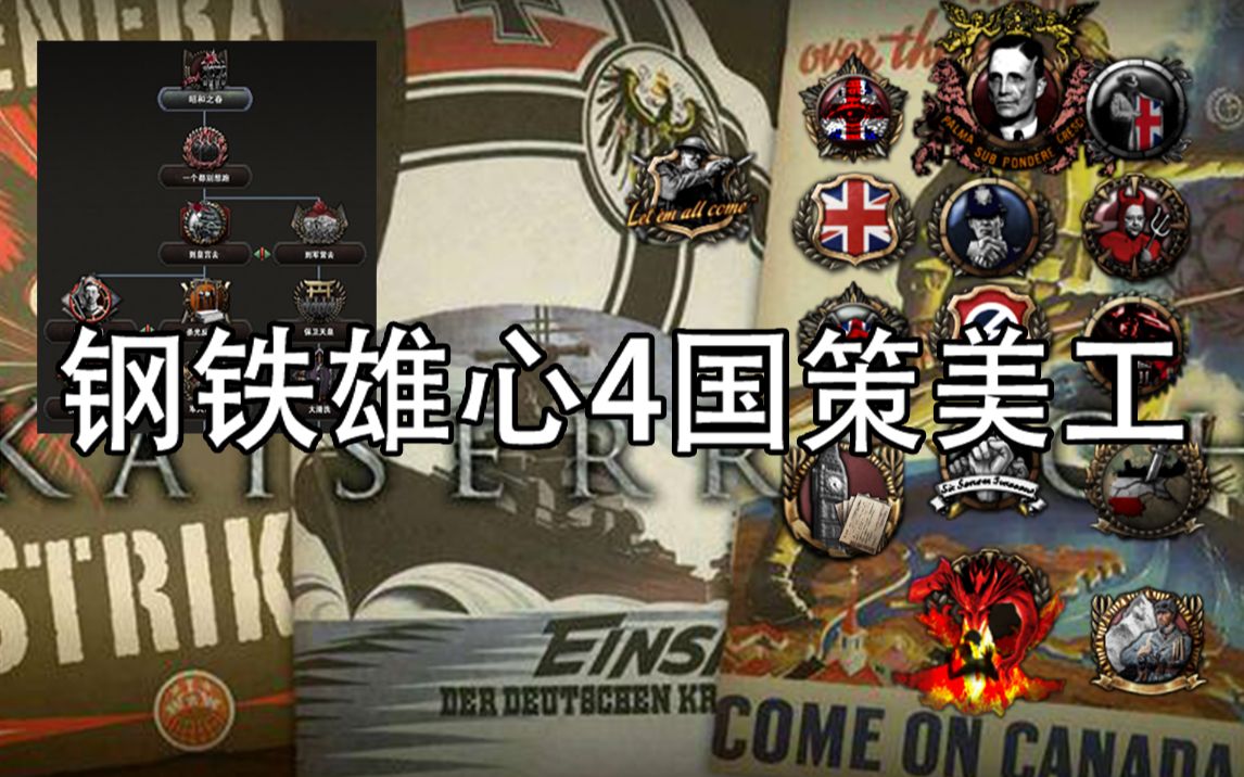 钢铁雄心4国策图标美工制作