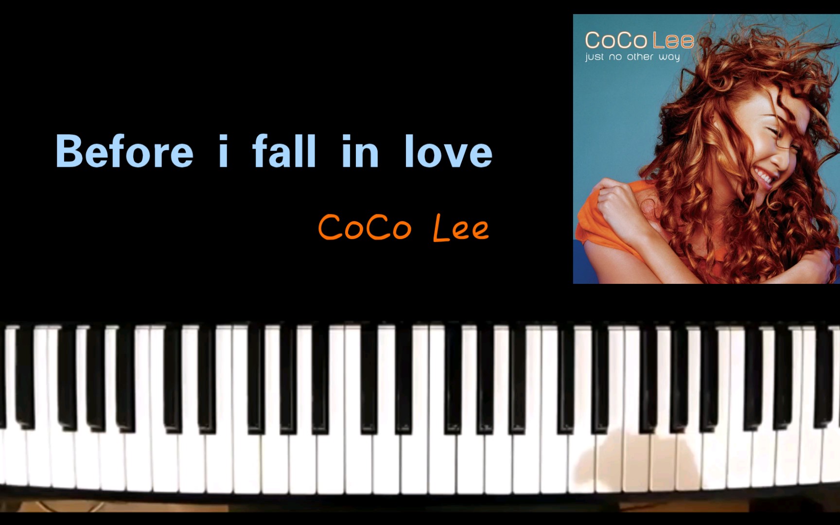 [图]【钢琴演奏】李玟欧美金曲Before I fall in love伴奏