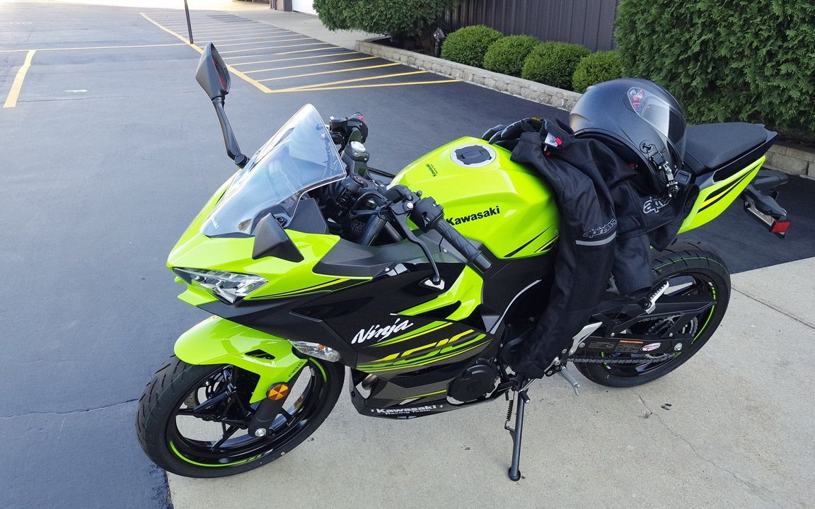 川崎小忍者400上班日常kawasakininja400