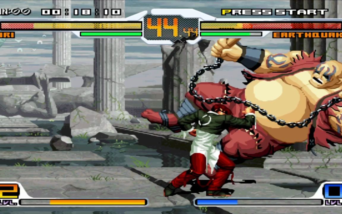 【4k超清】snk svc 拳皇对街霸 键盘通关 不一样的体验