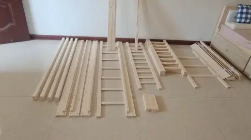 实木上下床安装教程