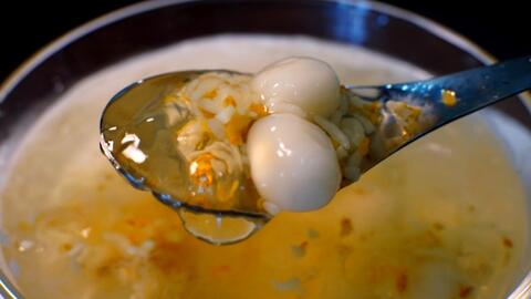 春夏秋冬皆可吃的 酒酿桂花丸子冰粉 哔哩哔哩 Bilibili