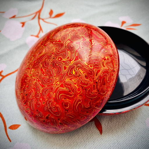 漆器犀皮漆陶瓷杯打捻