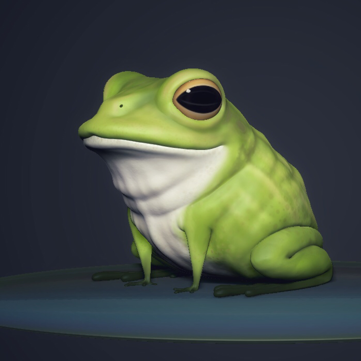 zbrush-旅行青蛙--3d版蛙儿子