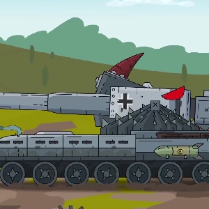 gerand坦克动画混剪弹夹炮3当kv2有了超级弹夹炮因为他本来就有弹夹炮