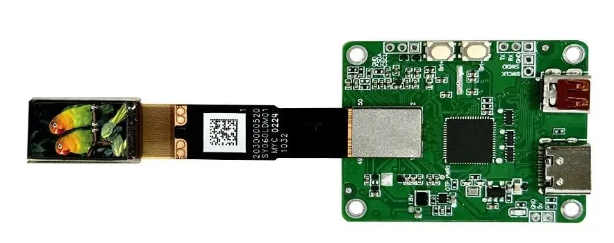 冠显光电0.6'HDMI 单目驱动板方案，加速微显示方案落地
